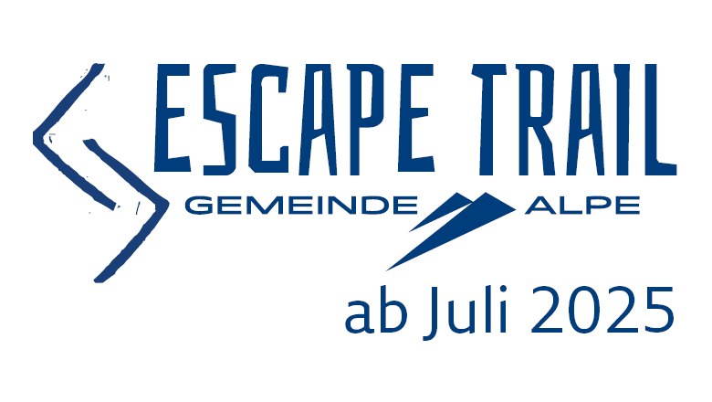 Schriftzug Escape Trail