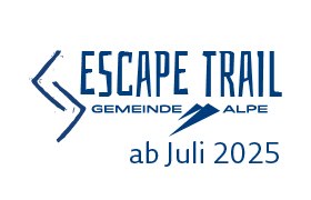 Schriftzug Escape Trail